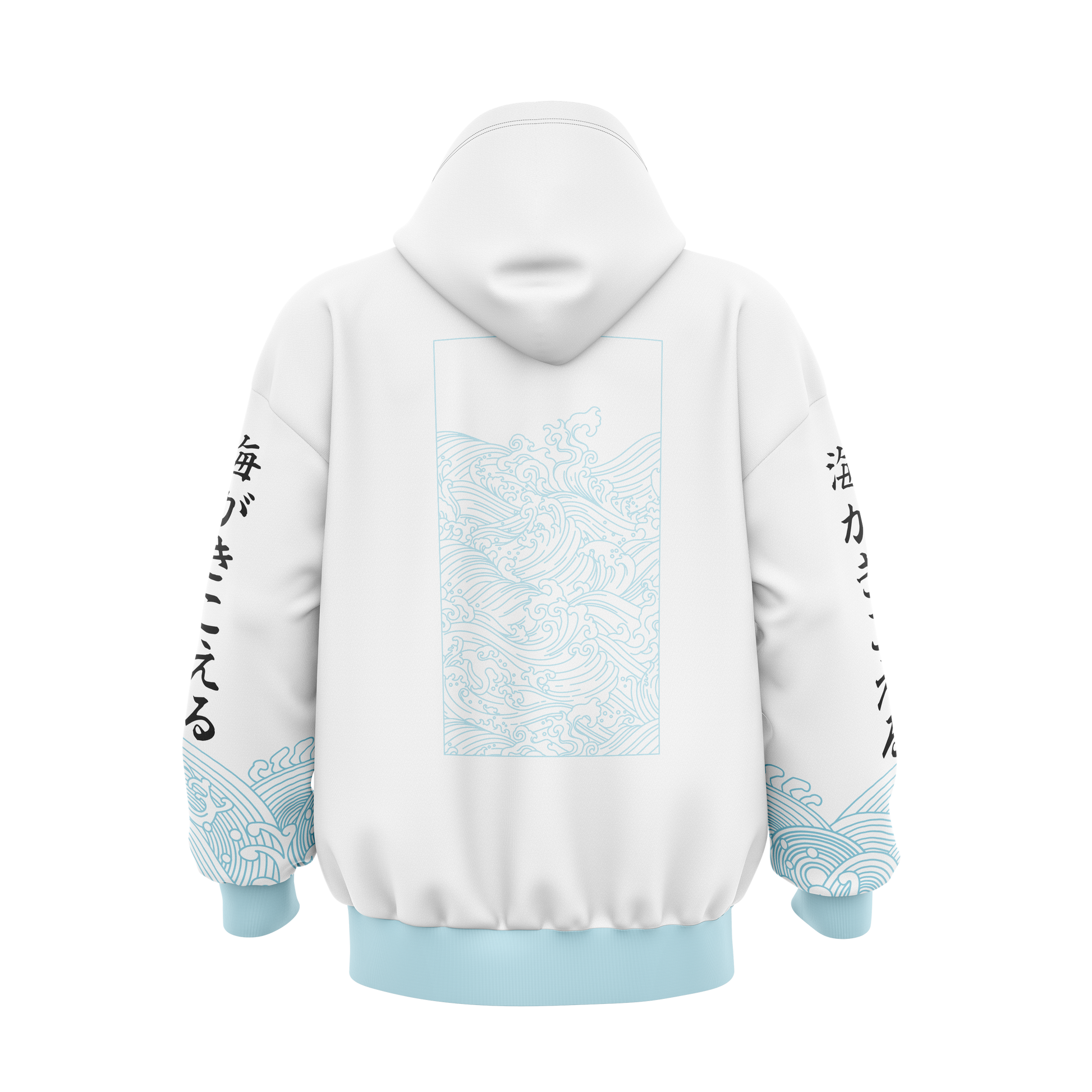 Hoodie Oversize Wave Olas