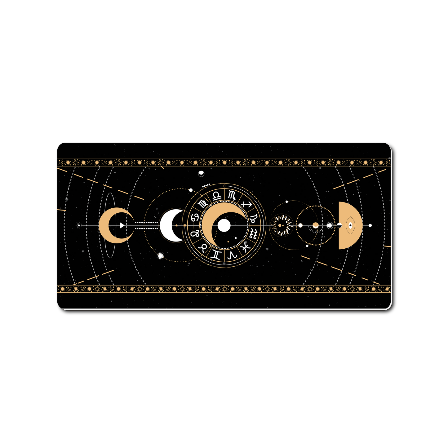 Mouse Pad Arcano Luna Estrellas