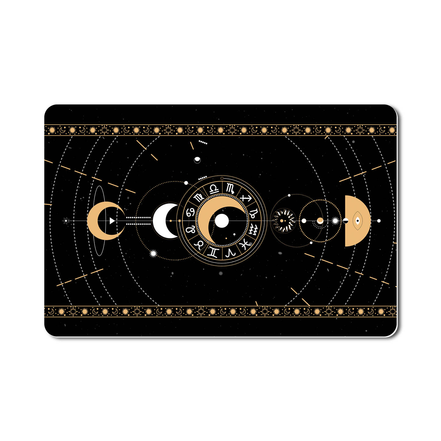 Mouse Pad Arcano Luna Estrellas