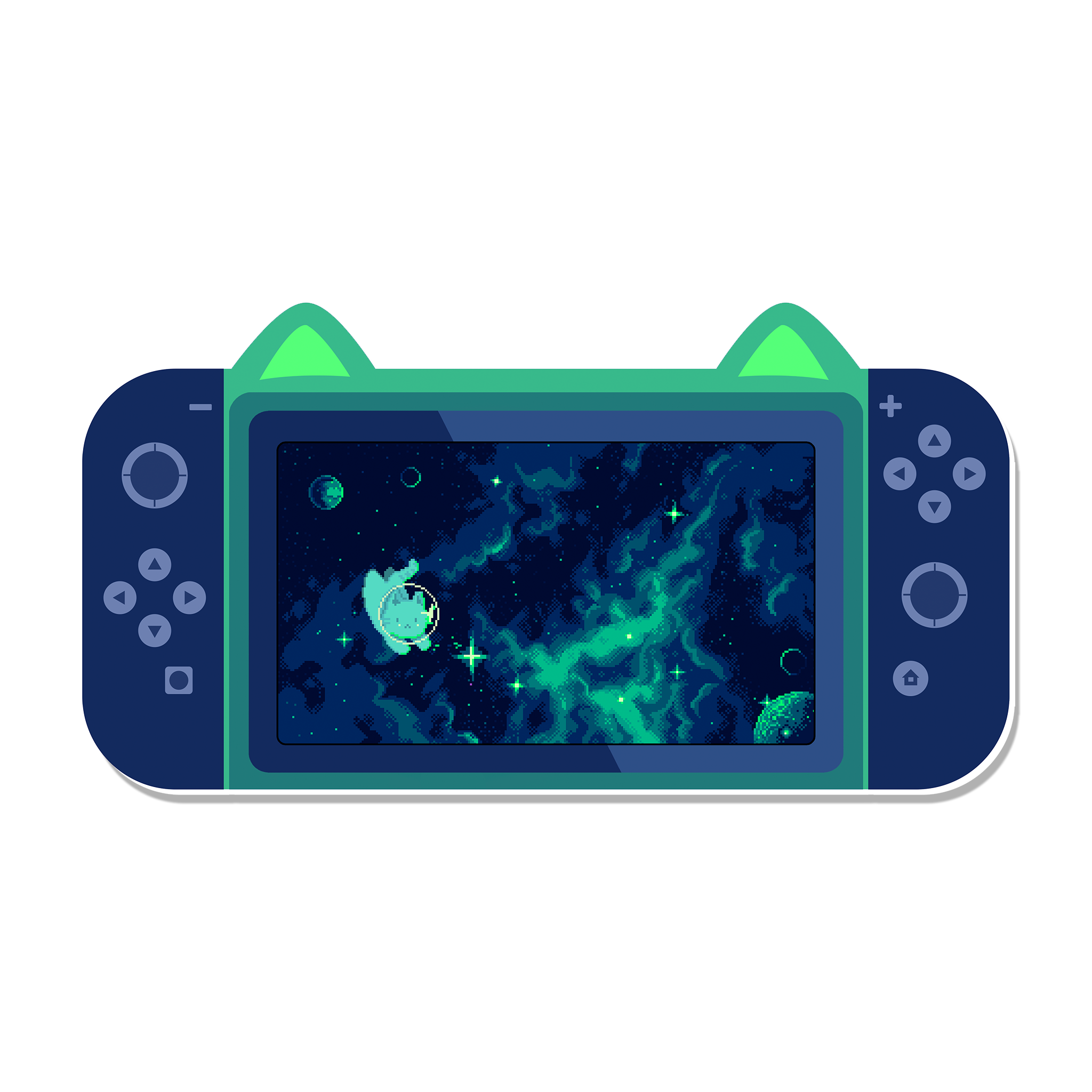 Mouse Pad Gamer Gatito Espacio