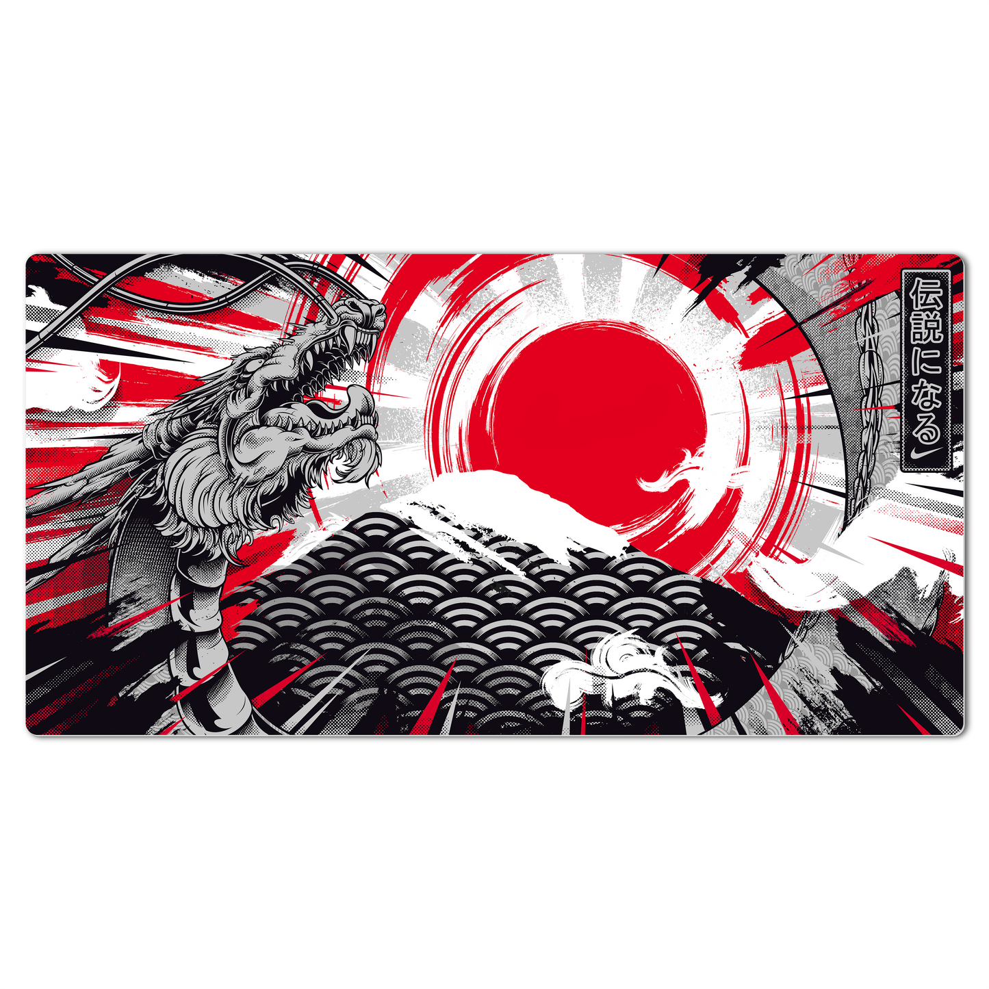 Mouse Pad Japon Arte Dragon