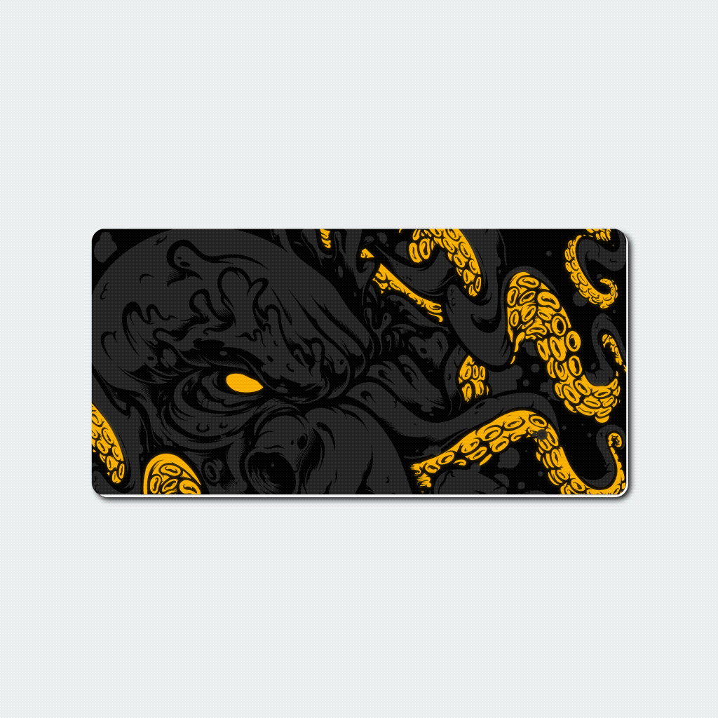 Mouse Pad Fluor Kraken
