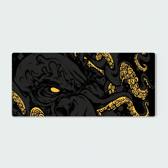 Mouse Pad Fluor Kraken