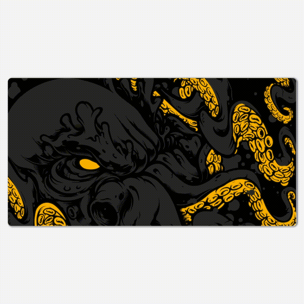 Mouse Pad Fluor Kraken