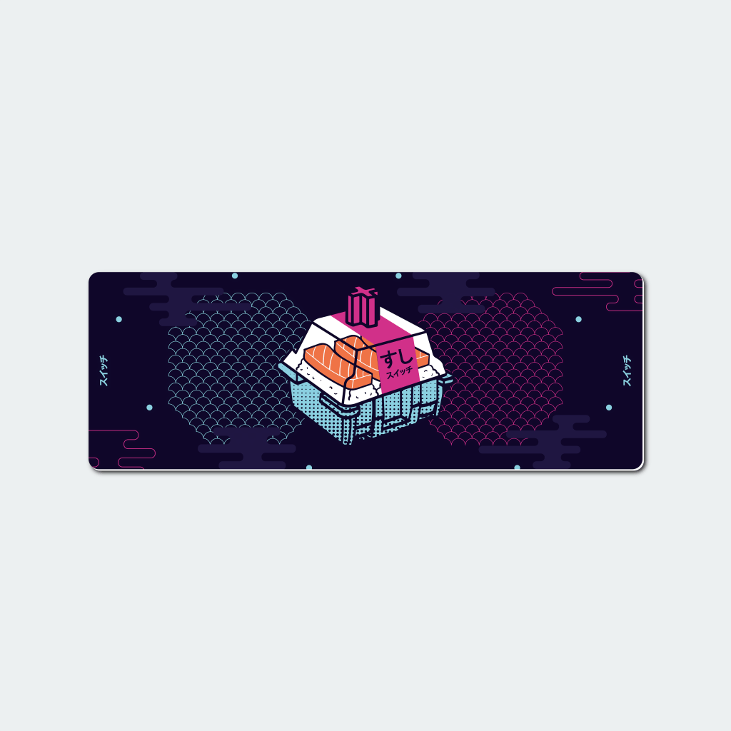 Mouse Pad Fluor Sushi Switch