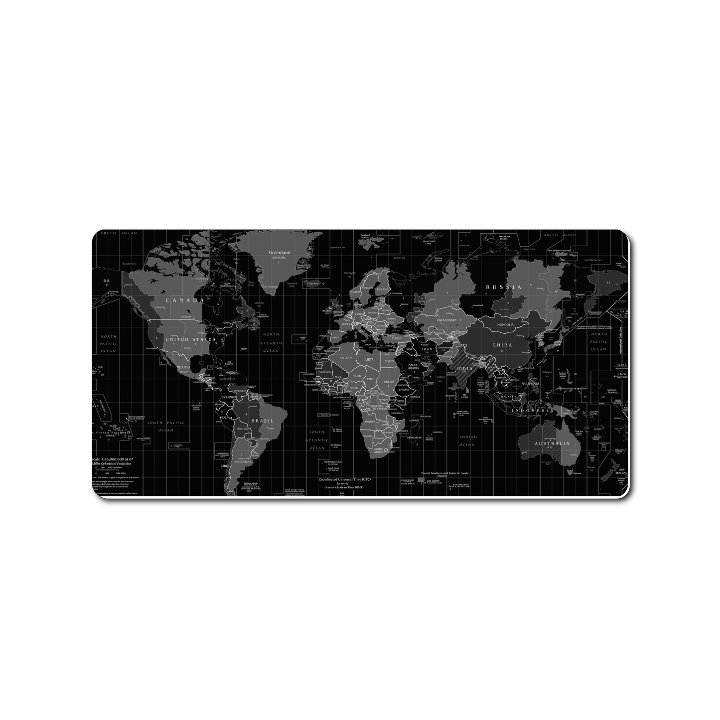 Mouse Pad Gamer Mapamundi World Map
