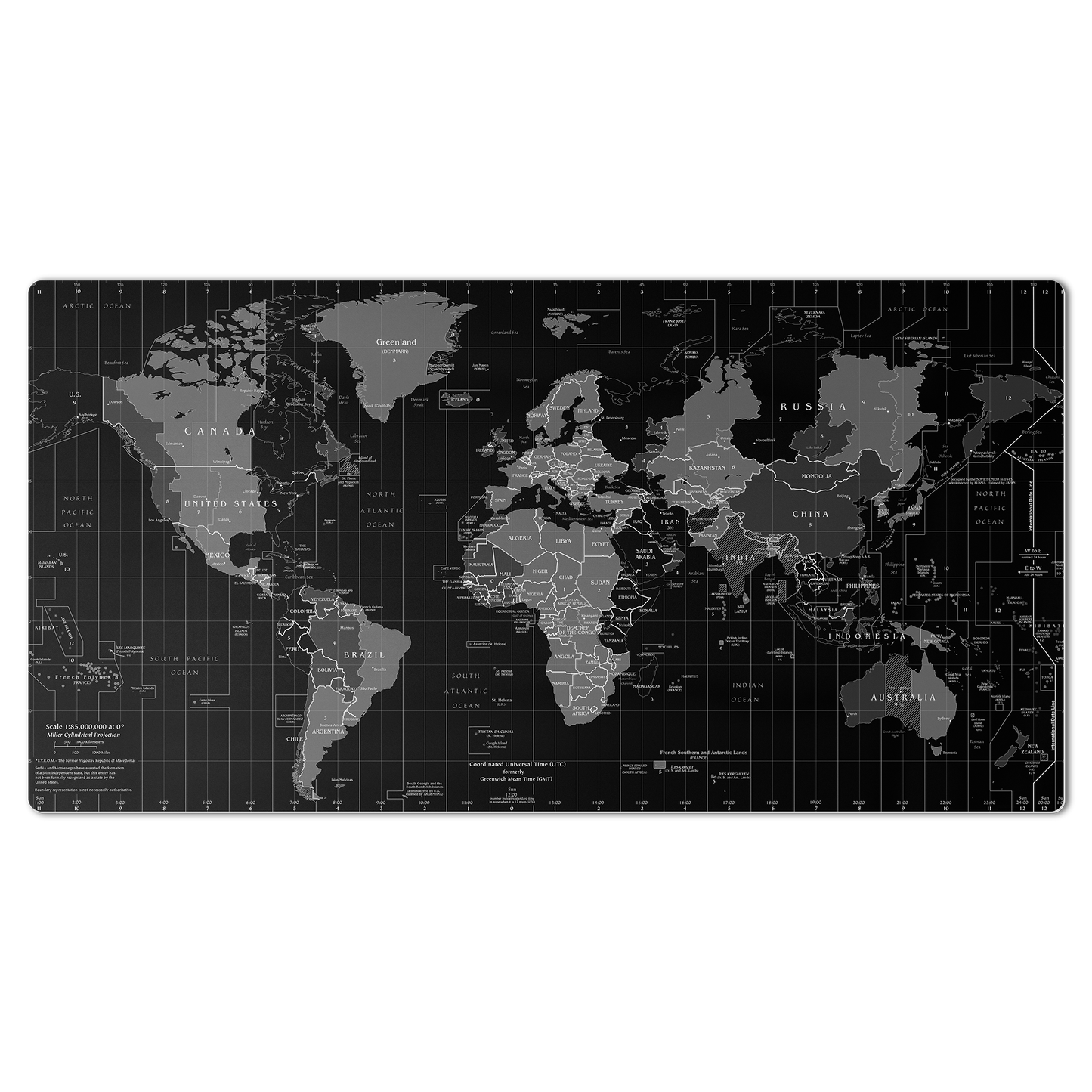 Mouse Pad Gamer Mapamundi World Map
