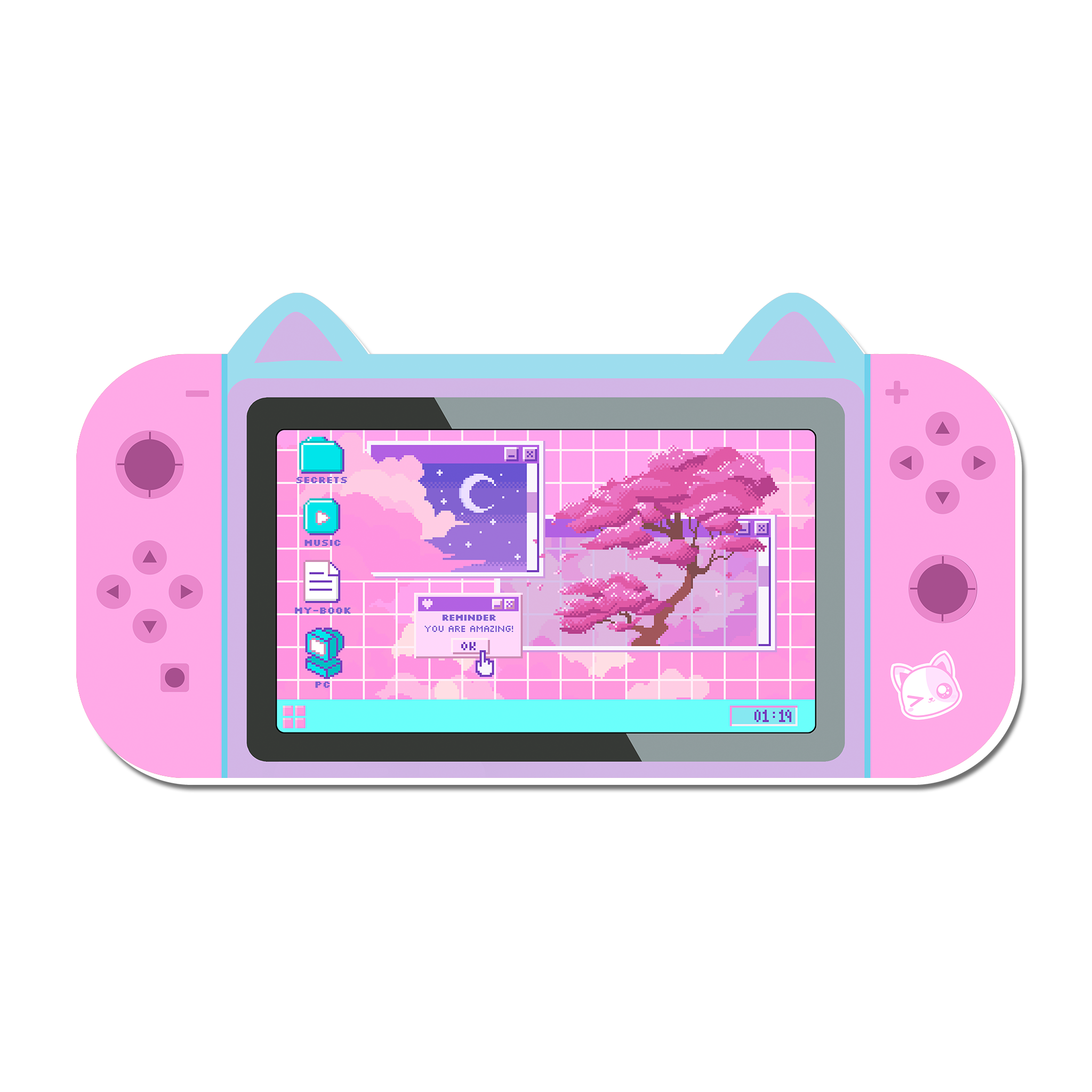 Mouse Pad Gamer Gatito Sakura