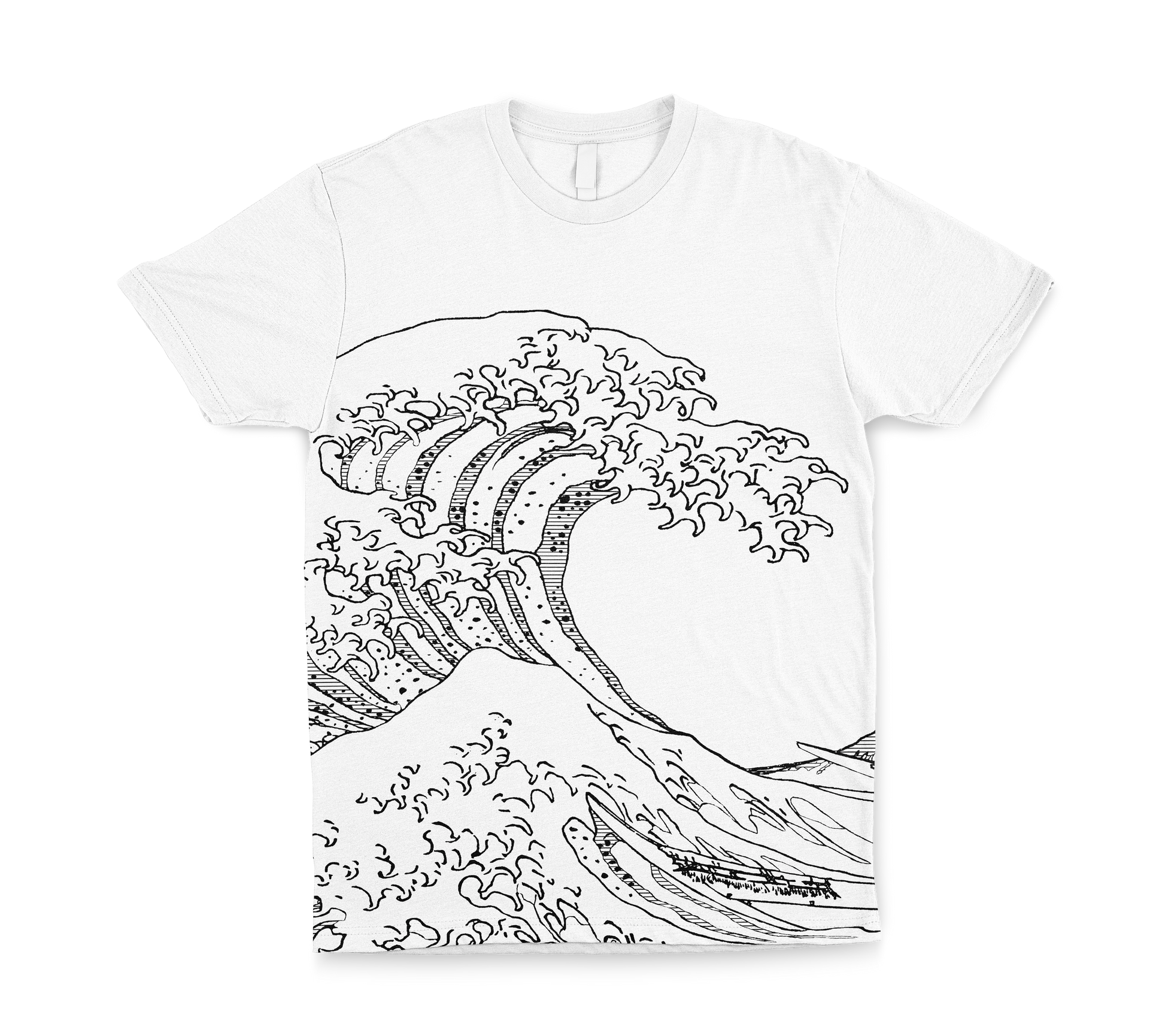 Remera Gran Ola Kanagawa