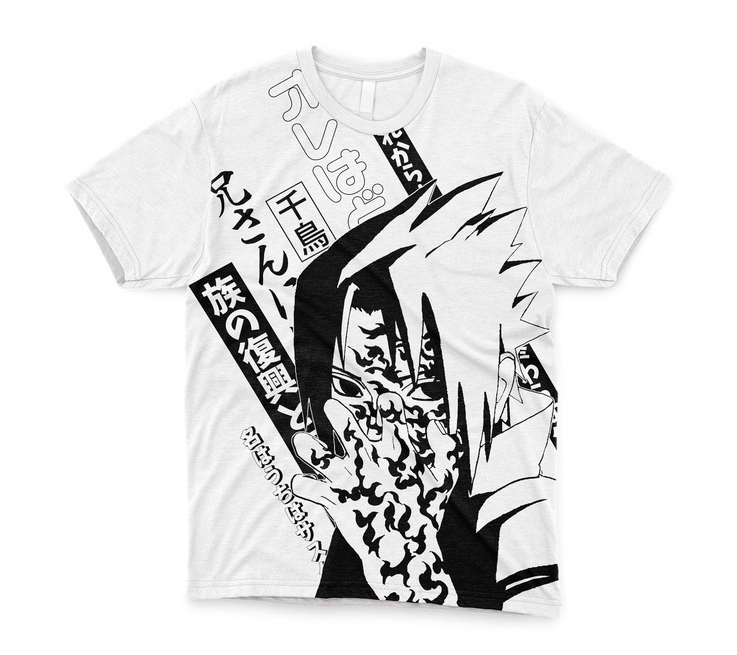 Remera Anime Naruto Sasuke