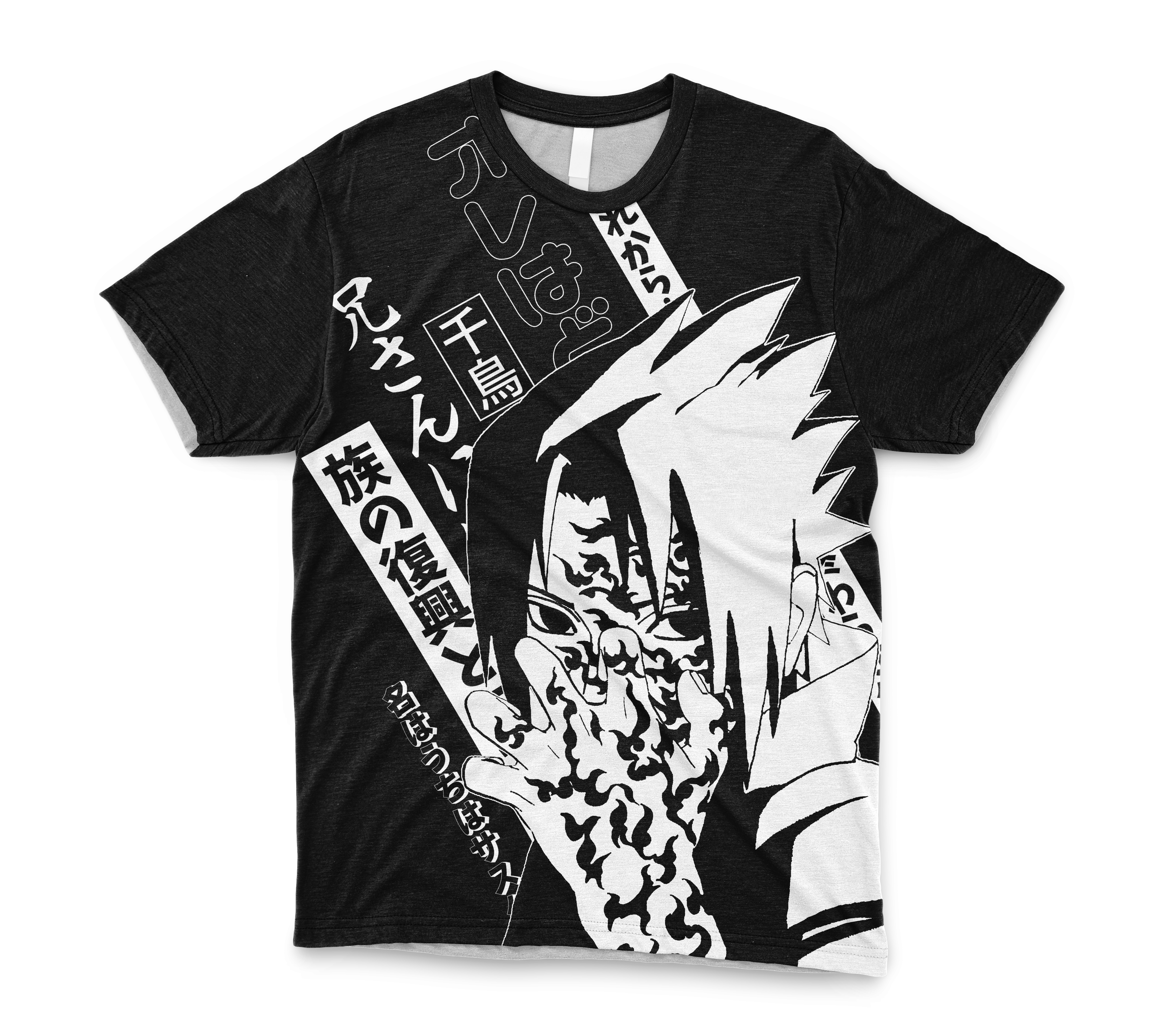 Remera Anime Naruto Sasuke
