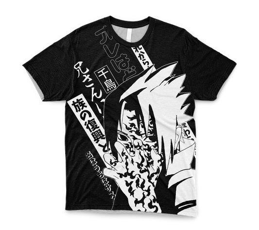 Remera Anime Naruto Sasuke