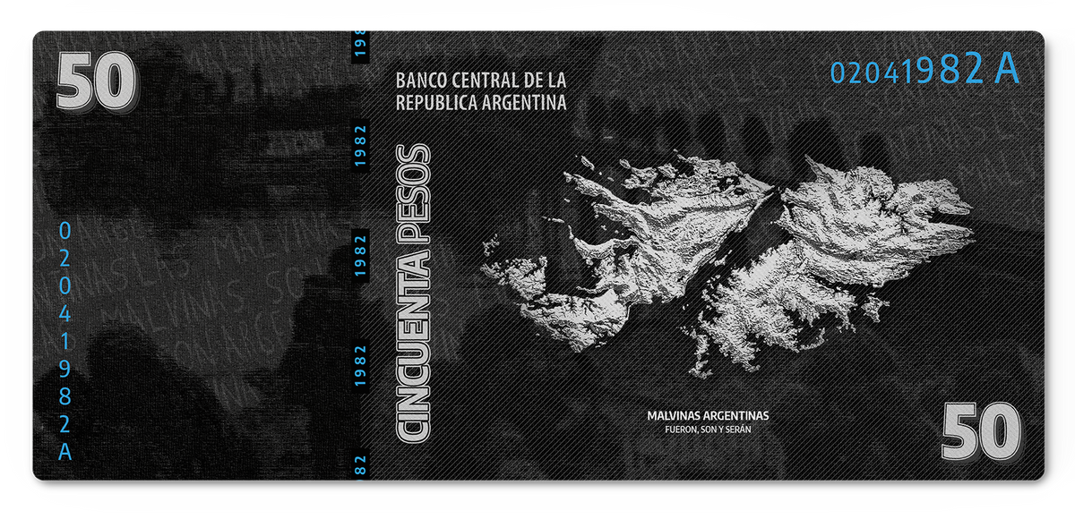 AR$50 MALVINAS