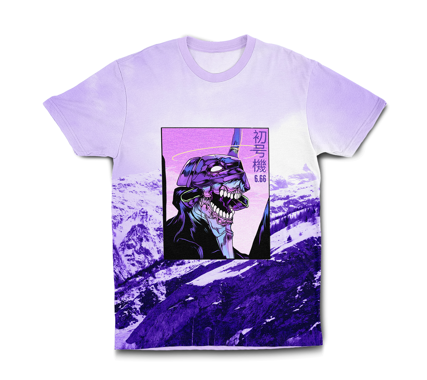 Remera Evangelion Violeta