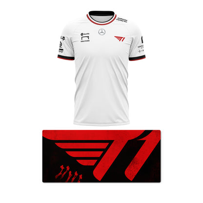 Camiseta T1 2025 - FAKER + MOUSE PAD T1 XXL