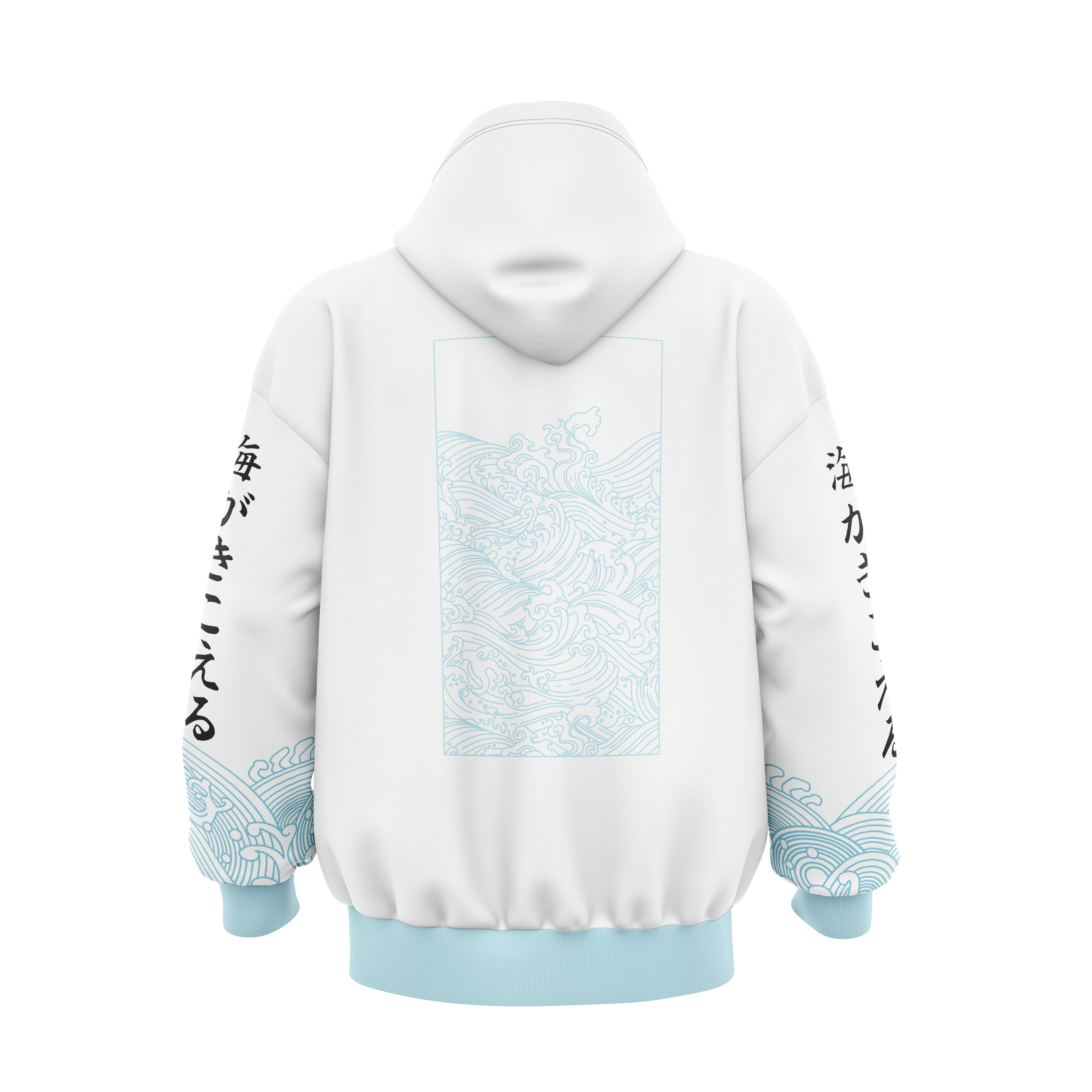 Hoodie Oversize Wave Olas