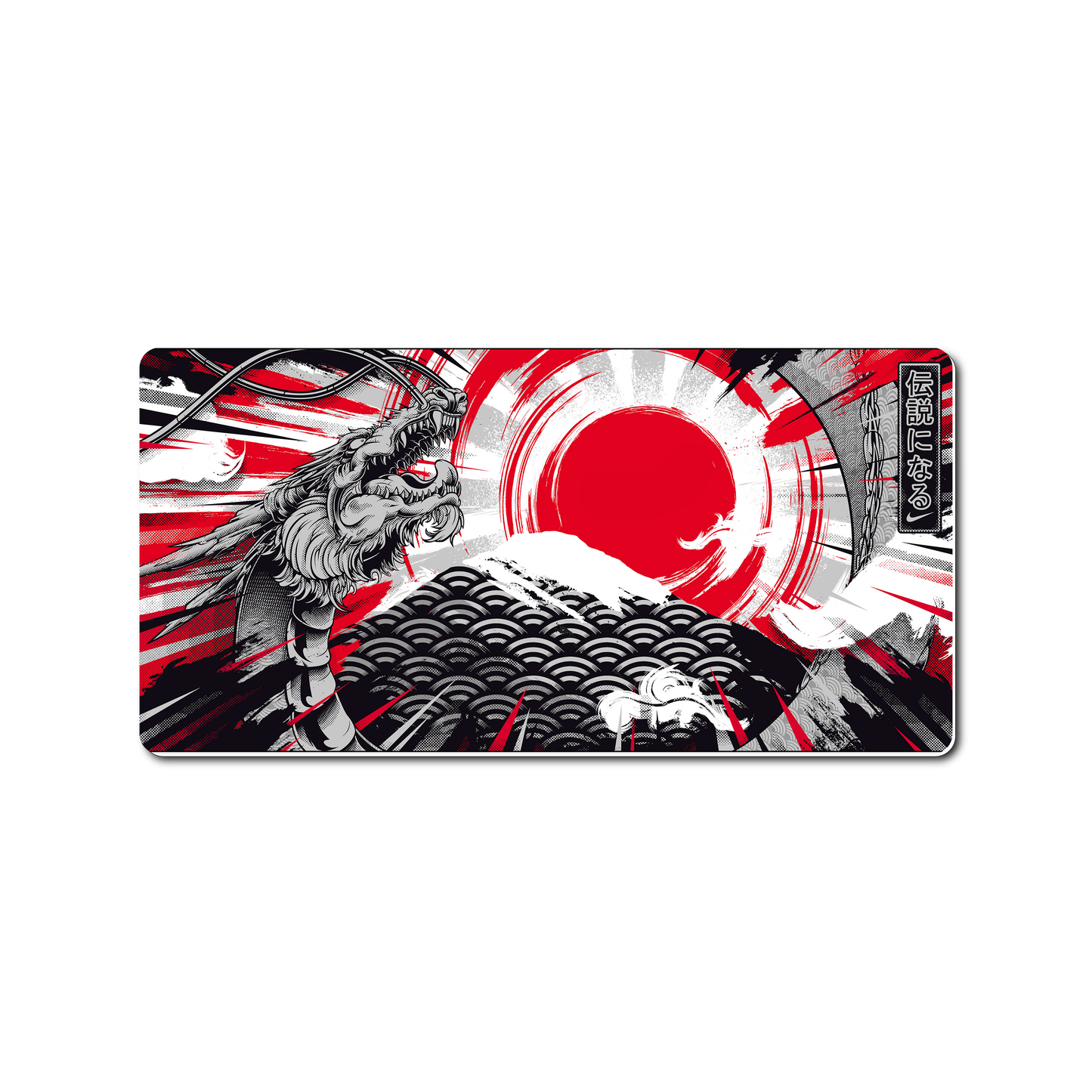 Mouse Pad Japon Arte Dragon