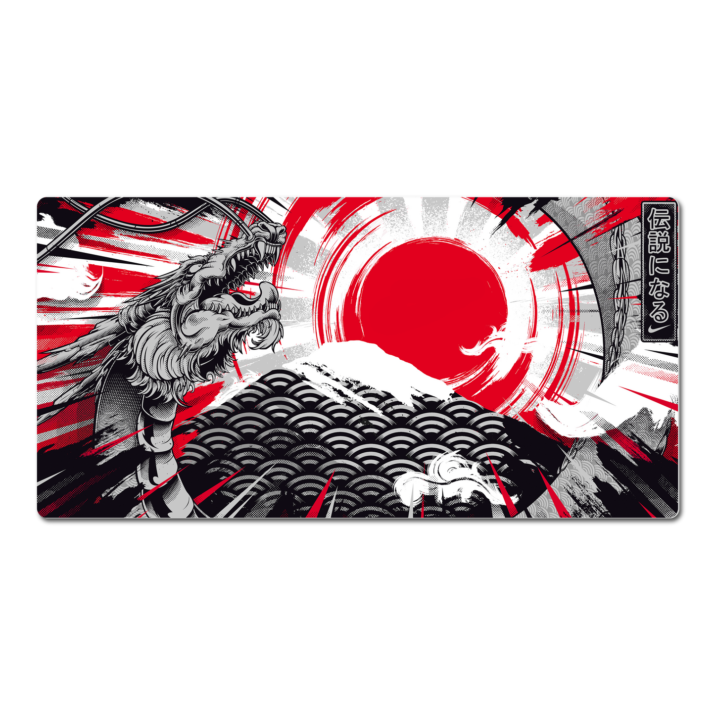 Mouse Pad Japon Arte Dragon