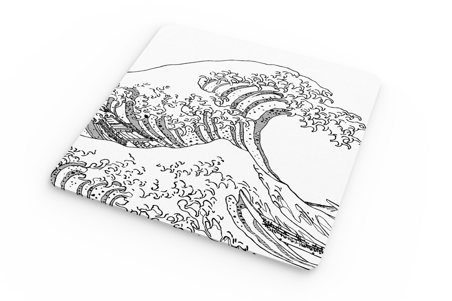 Mouse Pad Arte Great Wave Kanagawa