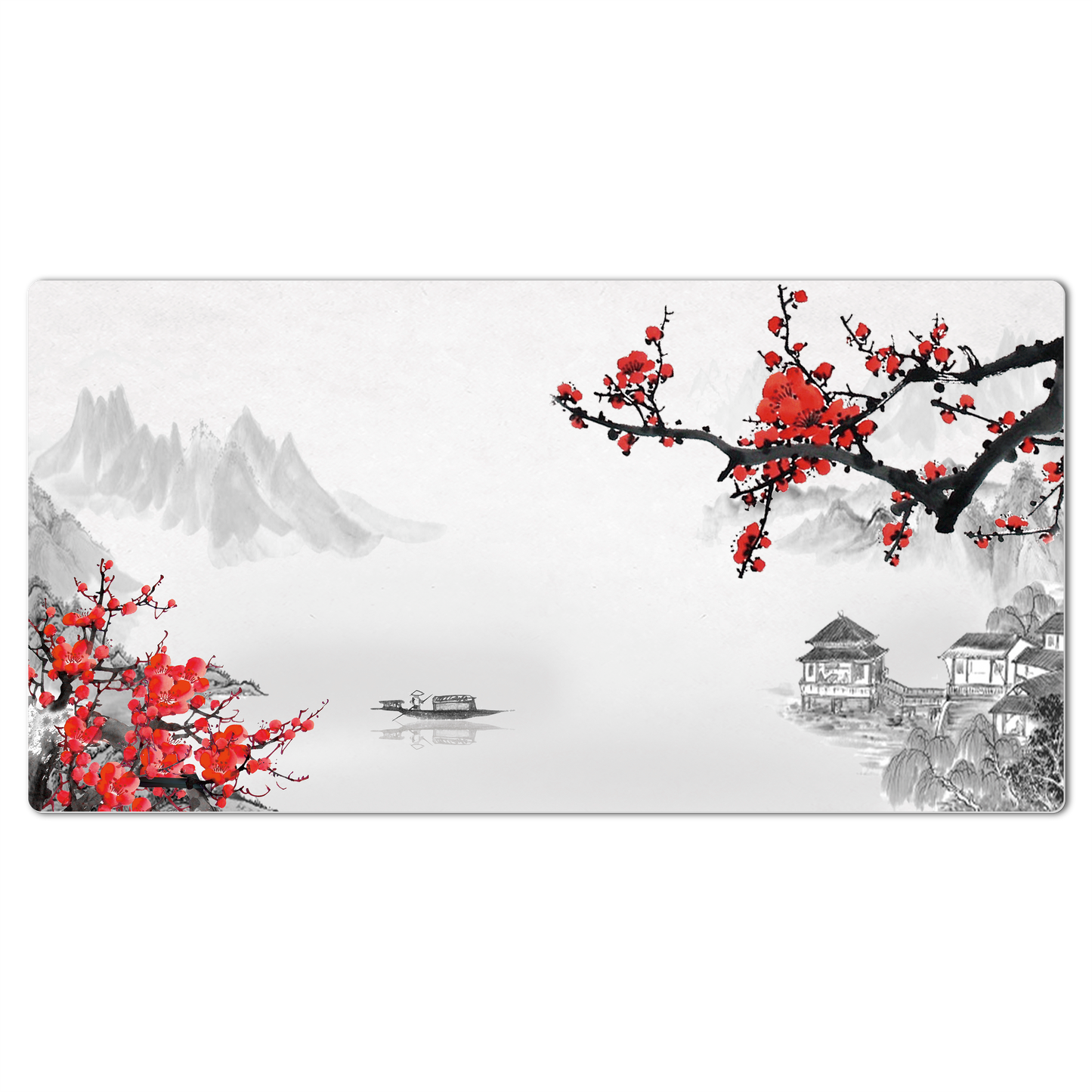 Mouse Pad Paisaje Japon Pueblo