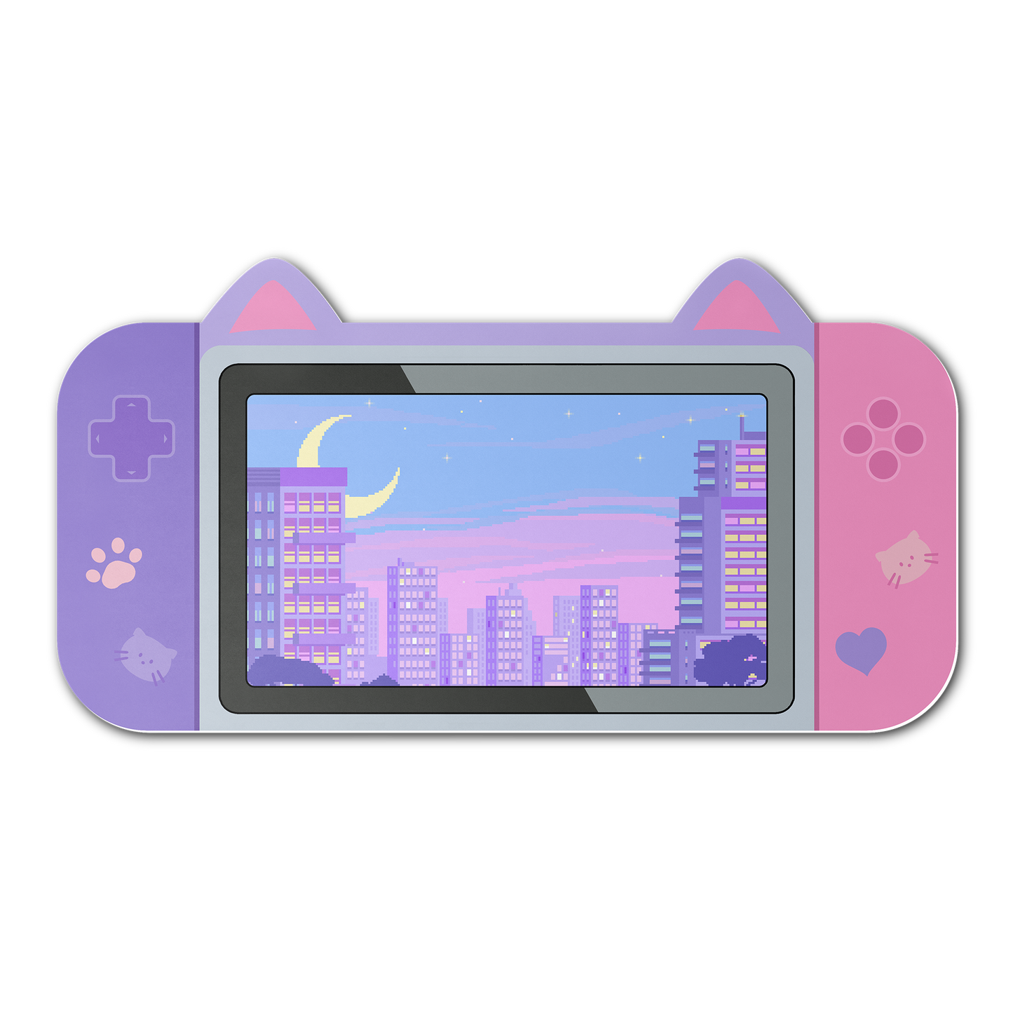 Mouse Pad Gamer Gatito Ciudad