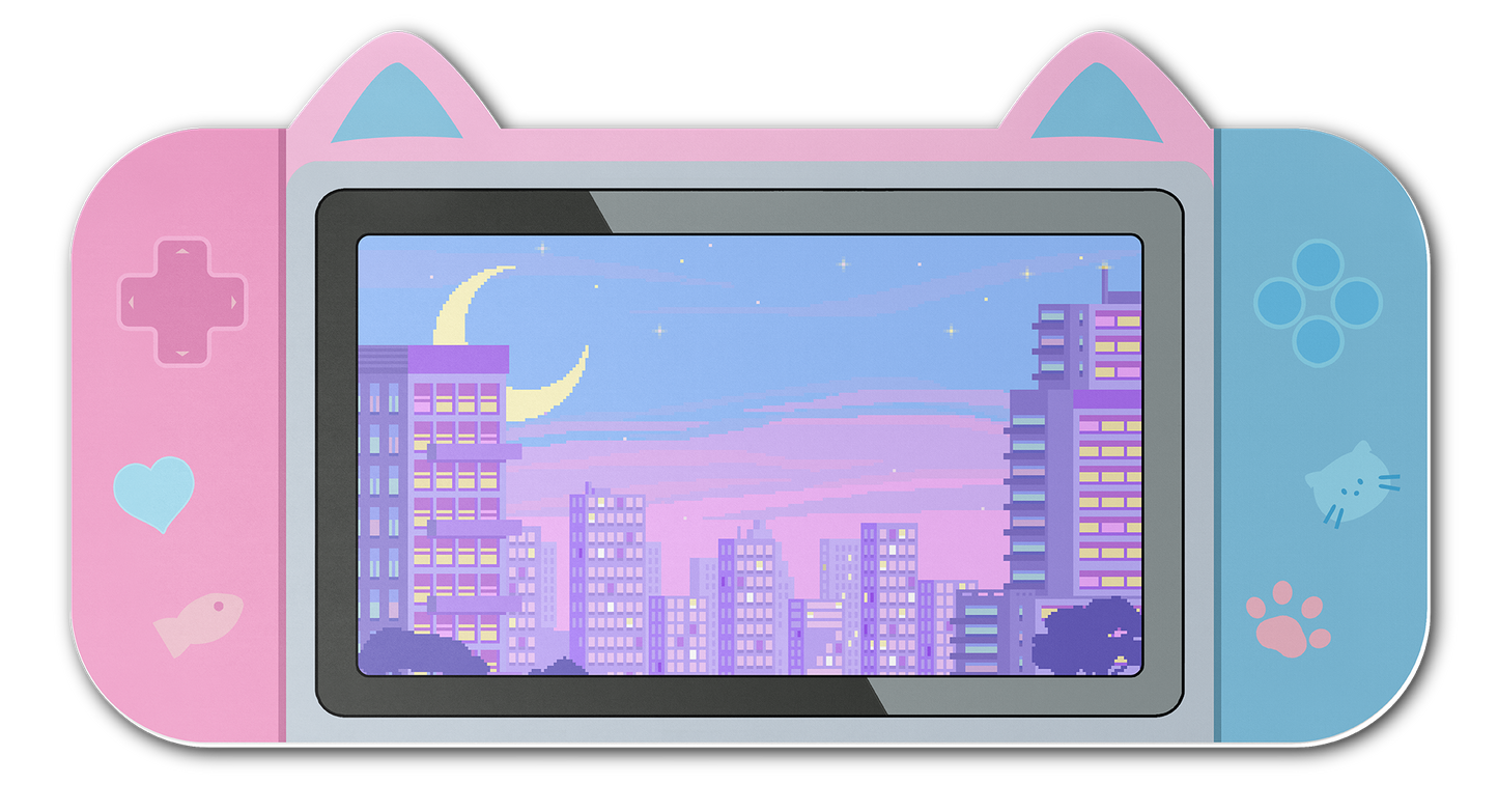 Mouse Pad Gamer Gatito Ciudad