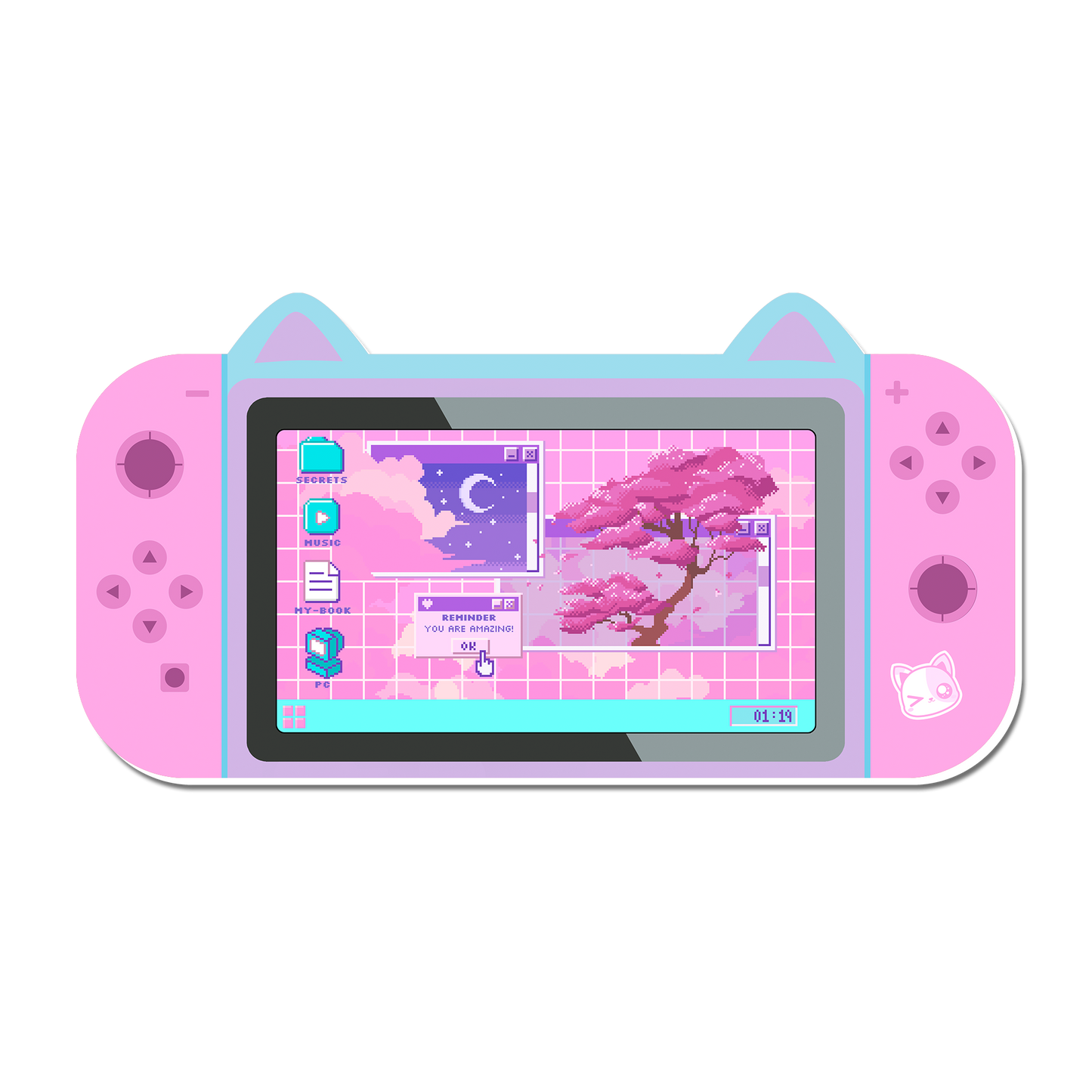 Mouse Pad Gamer Gatito Sakura