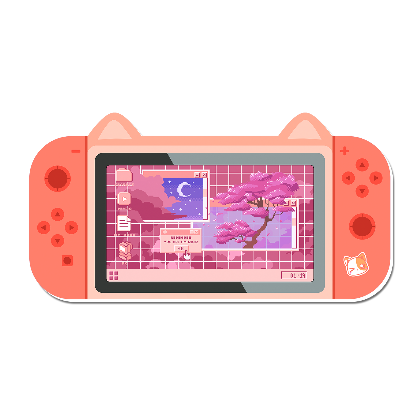 Mouse Pad Gamer Gatito Sakura
