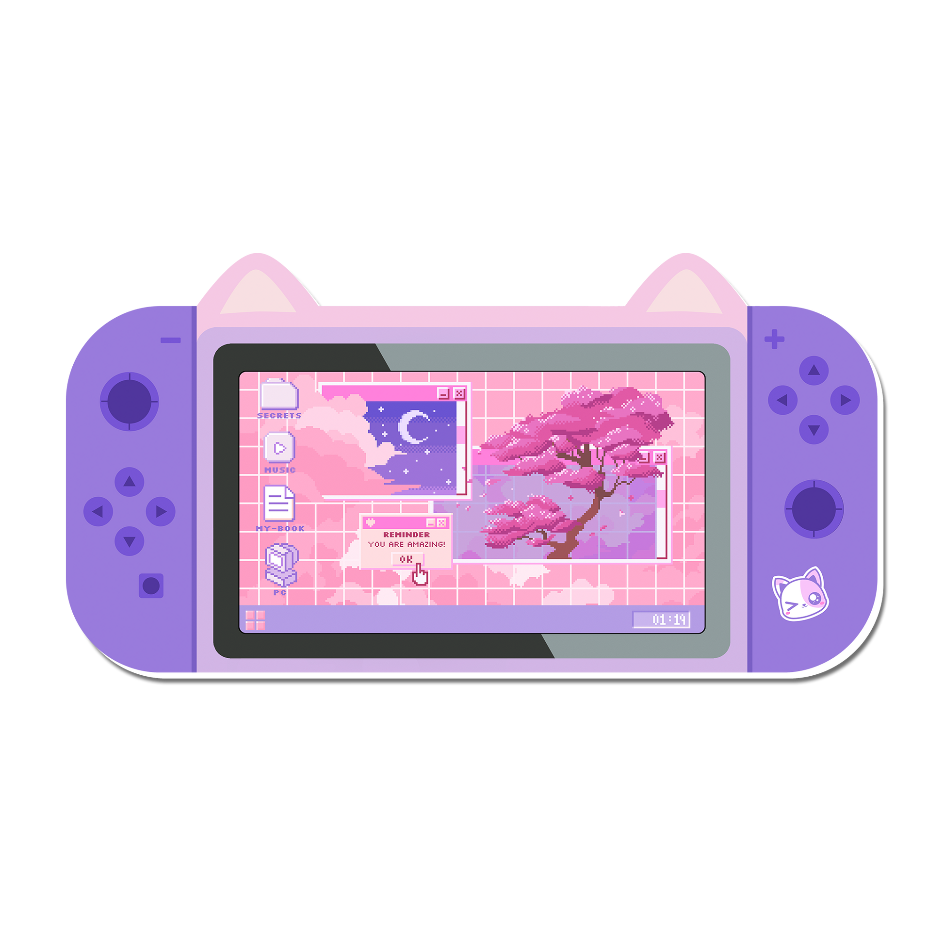 Mouse Pad Gamer Gatito Sakura