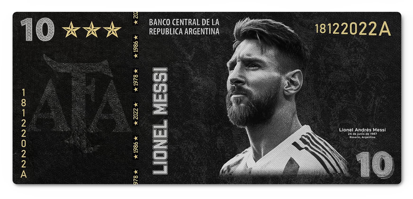 AR$10 MESSI